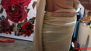 Madam In Saree Gets Intense Home Pounding By Husband