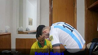 Victory Celebration: Pounding That Tight Brazilian Ass After The Game!