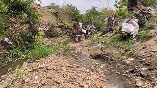 damn, worship this fat bitch's huge ass and tits outdoors 🍑🍑 then dick her hard