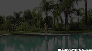 bbc stretches this glamour model's tight ass wide open