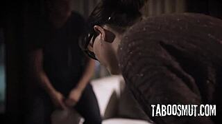 Husband rams mistress ass rough while wife watches