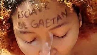 Risky Beach Blowjob Ends In Facial Cumshot!