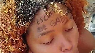 Risky Beach Blowjob Ends In Facial Cumshot!