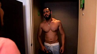 with husband gone i invited neighbor for intense pussy pounding session
