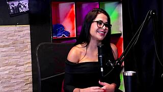 wow, redhead swinger mia luz bares sheer tits in public swing house!