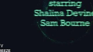 Shalina Devine's huge tits milf frozen for relentless pussy pounding