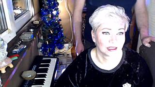 Peter Stone and mature wife Aimee Paradise webcam couple dirty talk fuck