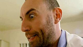 doctor solves my huge tits ache perfectly