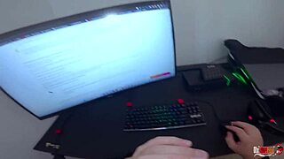 hot milf stuck in bed takes rough pounding