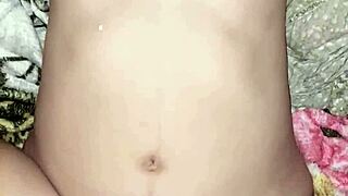 Pregnant teen's horny pussy gets filled with hot creampie cum