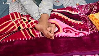 Intense creampie blasts tight pussy of babe home alone