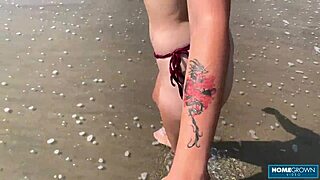 gorgeous blonde lolipop with boyfriend mark pirson