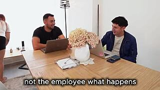 Horny MILF Ravages Two College Studs in Intense Threesome