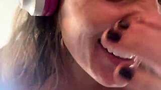 personal trainer sneaks brazilian wife to gym backroom for deepthroat pounding