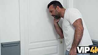 seductive teen shakes ass seducing horny older man