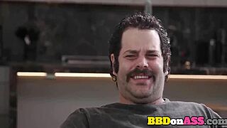 Husband arranges friend to bang hotwife hard