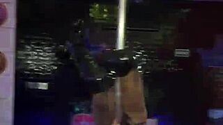 im sensually pole dancing at liberal bar shaking my narrow ass sexy like