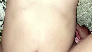 Pregnant teen's horny pussy gets filled with hot creampie cum