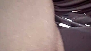 Risky public toilet quickie with horny couple dripping wet