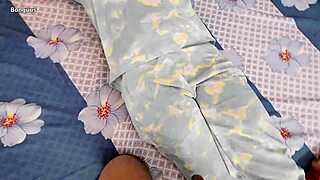 Intense creampie blasts tight pussy of babe home alone