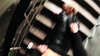 dare you join this hot german milf's naughty fuck in lost place?