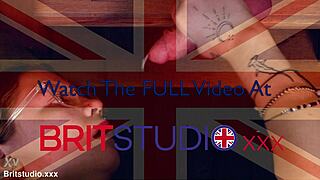 Milking my huge tits on the table until I swallow every drop