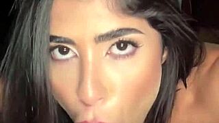 petite 18yo latina deepthroats gags cum in mouth casting