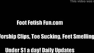 Worship These Perfect Feet In Ultimate Femdom Footjob Heaven