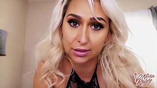 Lustful Nina Kayy Squeezes Thick Dick Tight