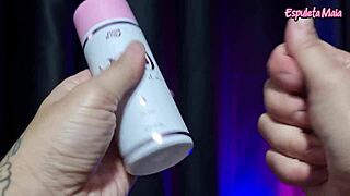 Oh god, this influencer is drenched testing wet body oils and erotic toys!