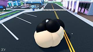 thicc avatar shakes huge ass and tits for you