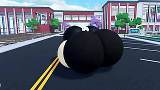 thicc avatar shakes huge ass and tits for you