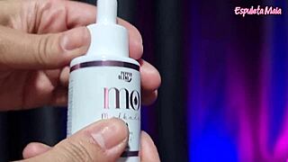 Oh god, this influencer is drenched testing wet body oils and erotic toys!