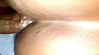 Housewife's Pussy Fuck and Ass Finger Spark Uncontrollable Squirting Then Tight Anal Thrill