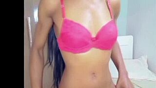 Skinny Hottie Sensually Masturbates!