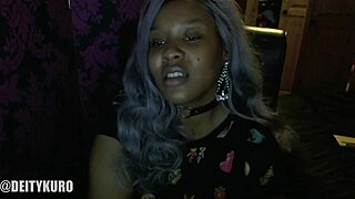 British Ebony Humiliatrix Teases with Smoking Fetish Ignore Session