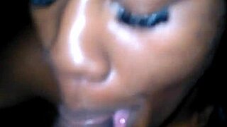 Thot's Sloppy Monster Cock Deepthroat Tease