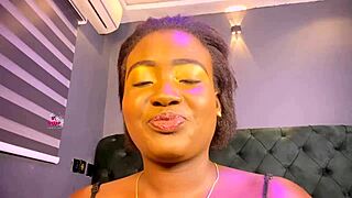 Nigerian ebony lesbians lick juicy asses and pussies in lingerie frenzy