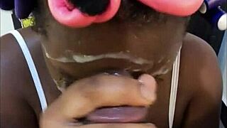 good morning big dick boyfriend make me taste it bust that facial cumshot all over me now