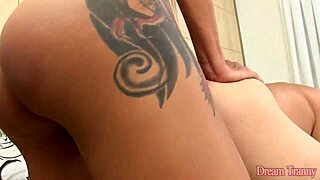 Watch tgirl bruninha almeida turn her bottom fuck buddy into a total slut with bareback anal creampie