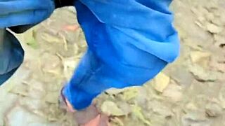 exhibitionist struts naked in public spots