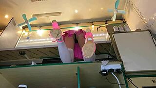 Hey, caught that cute upskirt view at work.