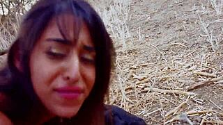 arabic prince unleashes horny rough outdoor pussy pounding