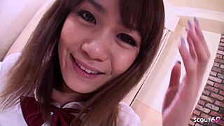 i try uncensored pov creampie with petite japanese cutie