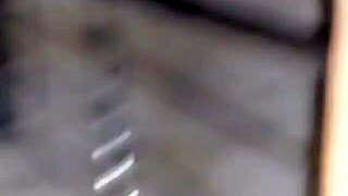 exhibitionist struts naked in public spots