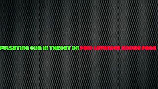 omg e girl with green lipstick does insane deepthroat soul suck & squirts cum swallow! 💦👅