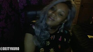 British Ebony Humiliatrix Teases with Smoking Fetish Ignore Session