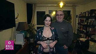 fan pays for creampie as hubby watches sloppy seconds action