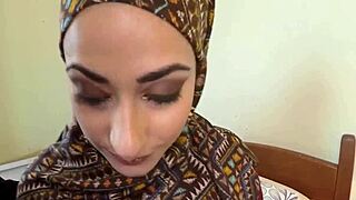 muslim babe pounded hard by monster cock then jizzed in mouth