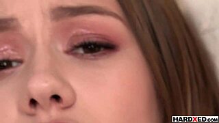 Tiny teen slut craves rough anal to mouth! 🍆🍑💦